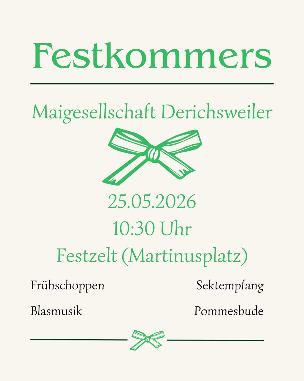 Flyer Festkommers